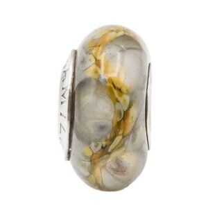 Chamilia Pressed Flower Murano Glass Charm With Sterling Silver Core OB-195